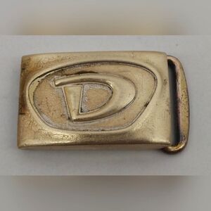 Hickok Vintage Distressed Brass Alloy Belt Buckle D